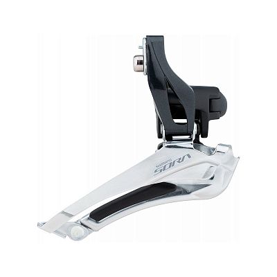 Превью  Переключатель передний SHIMANO Sora FD-R3000-B 2 X 9 Нижняя тяга, Верхний хомут 28,6/31,8/34,9